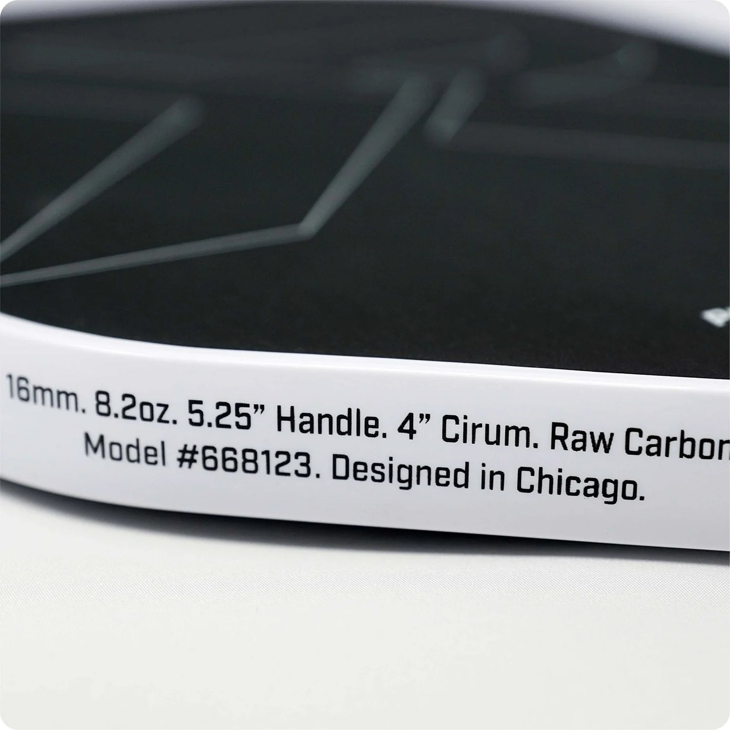PROXR "The Standard" T700 Raw Carbon 16 mm White Color Splash