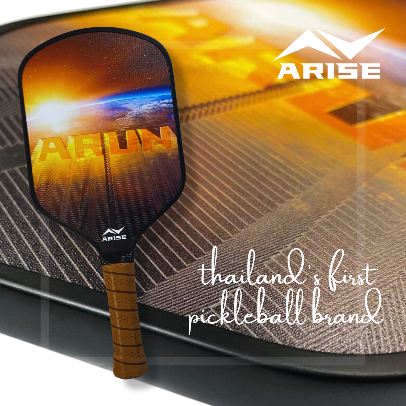 ARUN by ARISE PICKLEBALL Fiberglass Agile Paddle 10mm - First Launch Edition