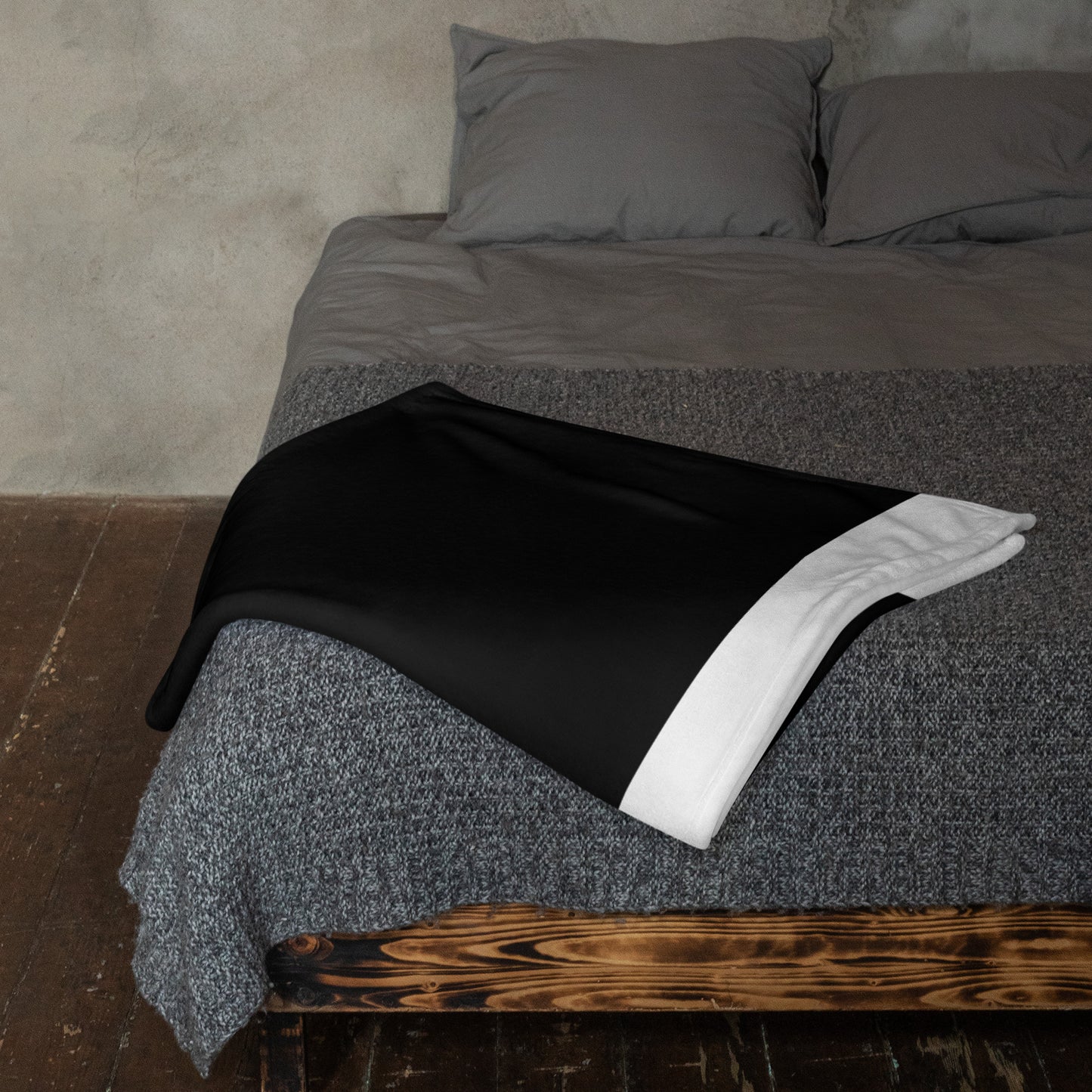 Throw Blanket - Cross Pickleball Court Design