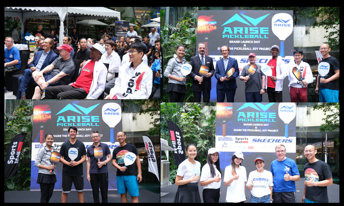 Arise Pickleball Brand Launch Day and Arise and Share the Pickleball Joy Charity Event