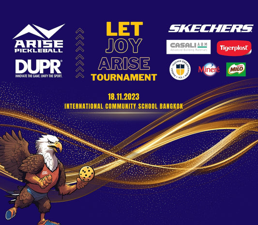 รายการแข่งขันพิกเกิลบอล “LET JOY ARISE PICKLEBALL” ที่จัดโดย DUPR ครั้งแรกของไทย