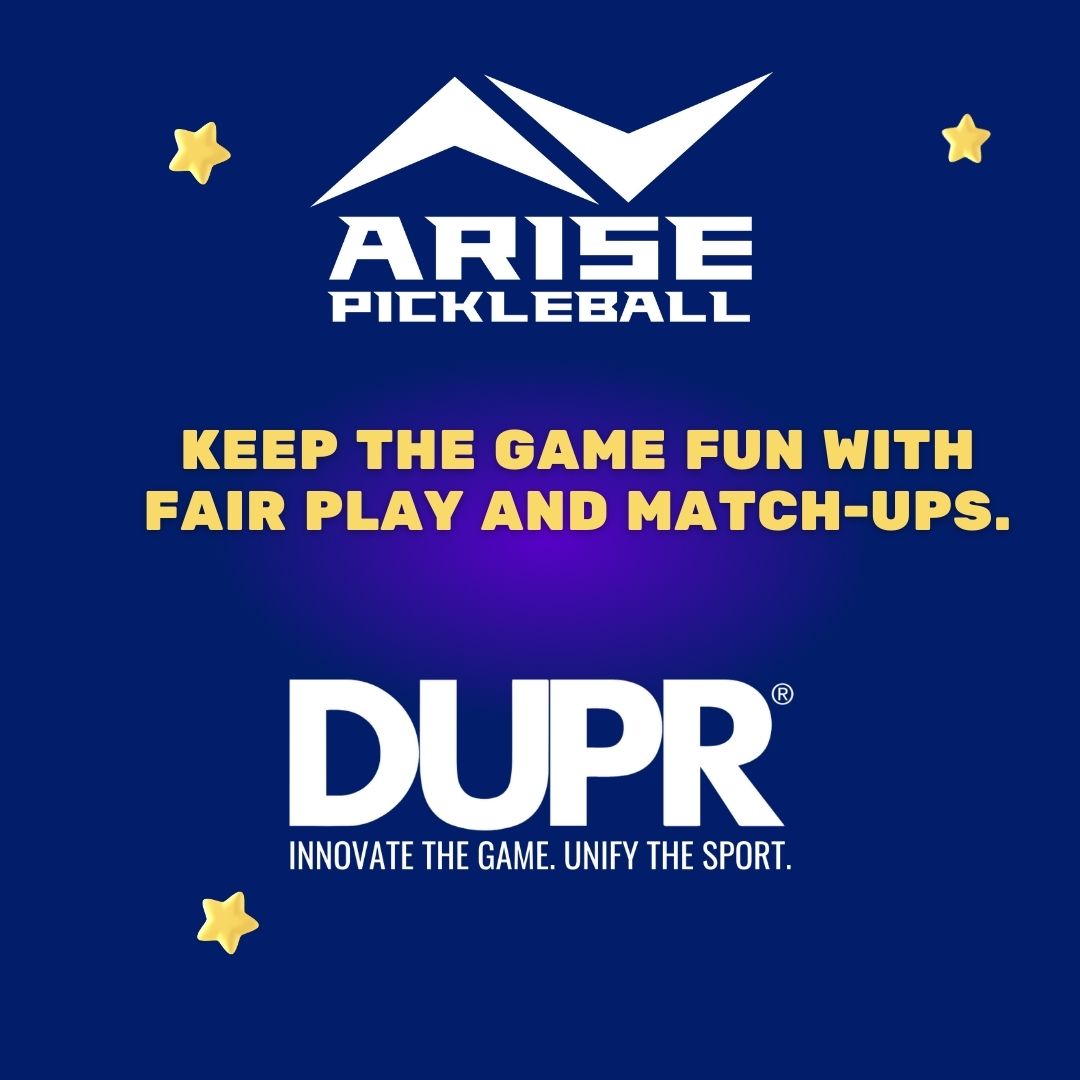 Arise Pickleball Announces Official Partnership with DUPR Pickleball Rating System