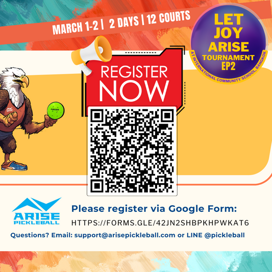 🏆 Let the Games Begin! Sign Up for the "Let Joy Arise" Pickleball Tournament EP2 🏆