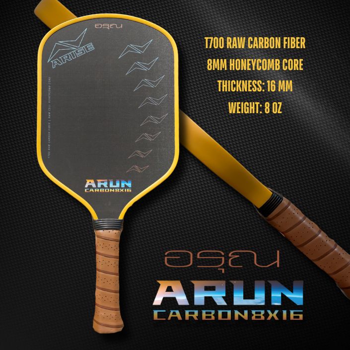 PRE-ORDER ARISE ARUN CARBON8x16 T700 Raw Carbon Fiber 16mm