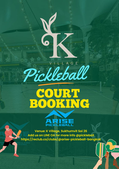 K Village Private Court Booking 1 hour