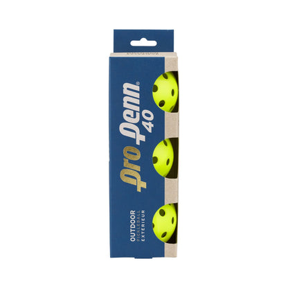 HEAD Pro Penn 40 Outdoor Pickleballs (3-Pack)